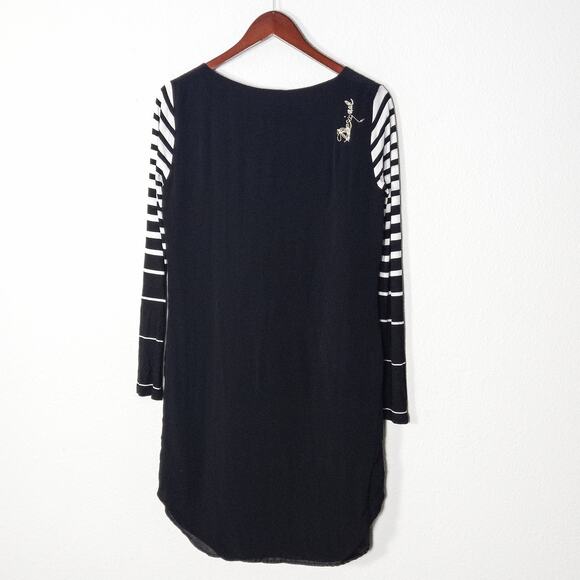 Desigual Women’s Dress M Boho Statement Floral Mixed Print Eclectic Streetwear - Picture 2 of 11